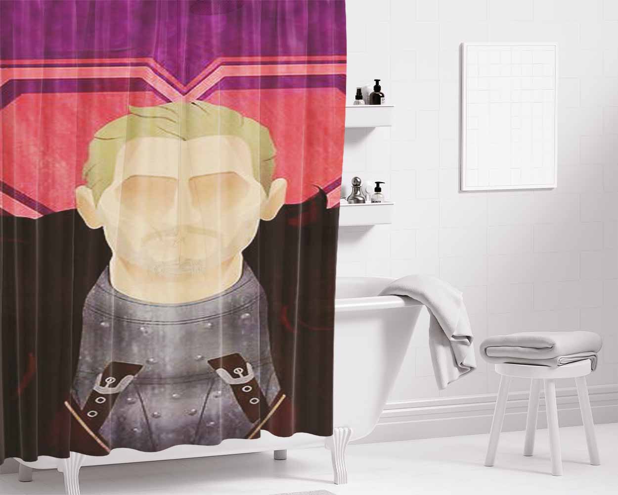 Dagashi Kashi Hotaru Bathroom Shower Curtain Fabric Waterproof | 66 X 72 Inch