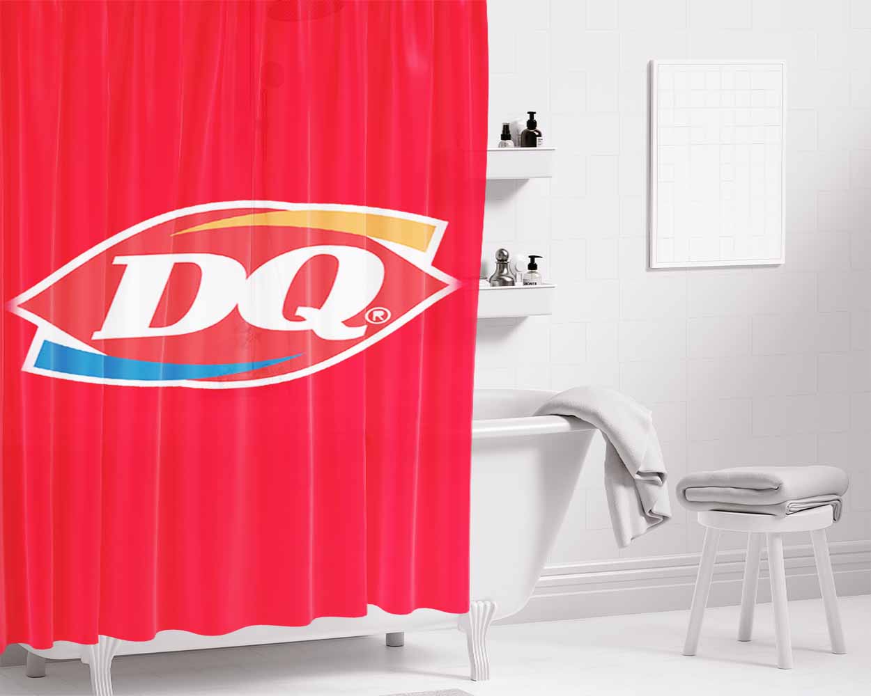 Dai Keep Cole Bathroom Shower Curtain Fabric Waterproof | 66 X 72 Inch