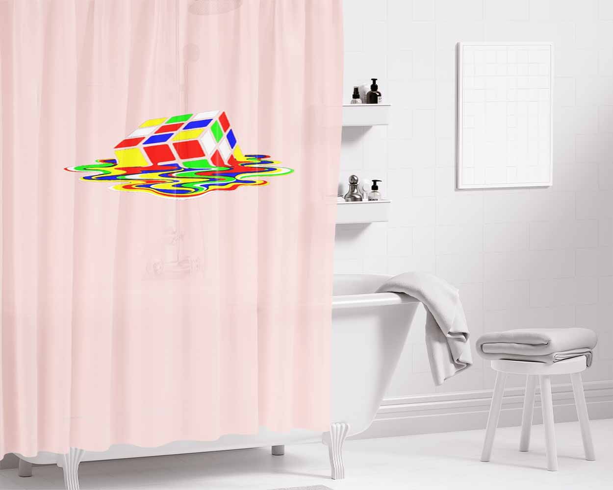 Dictionary Bird Love Bathroom Shower Curtain Fabric Waterproof | 66 X 72 Inch