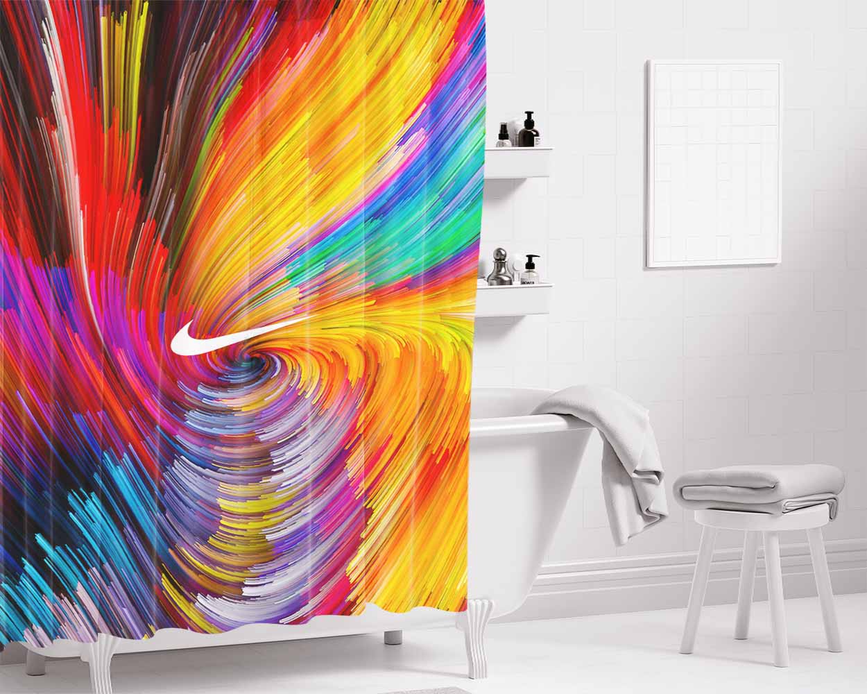 Digimon 2015 Bathroom Shower Curtain Fabric Waterproof | 66 X 72 Inch