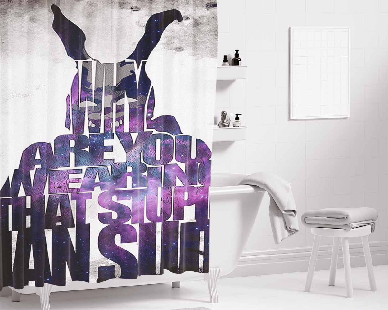 Don'T Tread Bathroom Shower Curtain Fabric Waterproof | 66 X 72 Inch