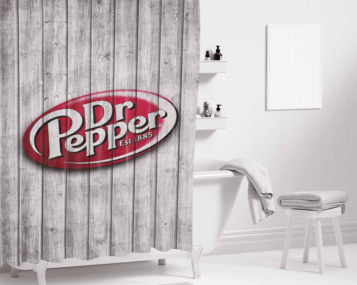 Doyle Hargraves Construction Sling Blade Movies Bathroom Shower Curtain Fabric Waterproof | 66 X 72 Inch