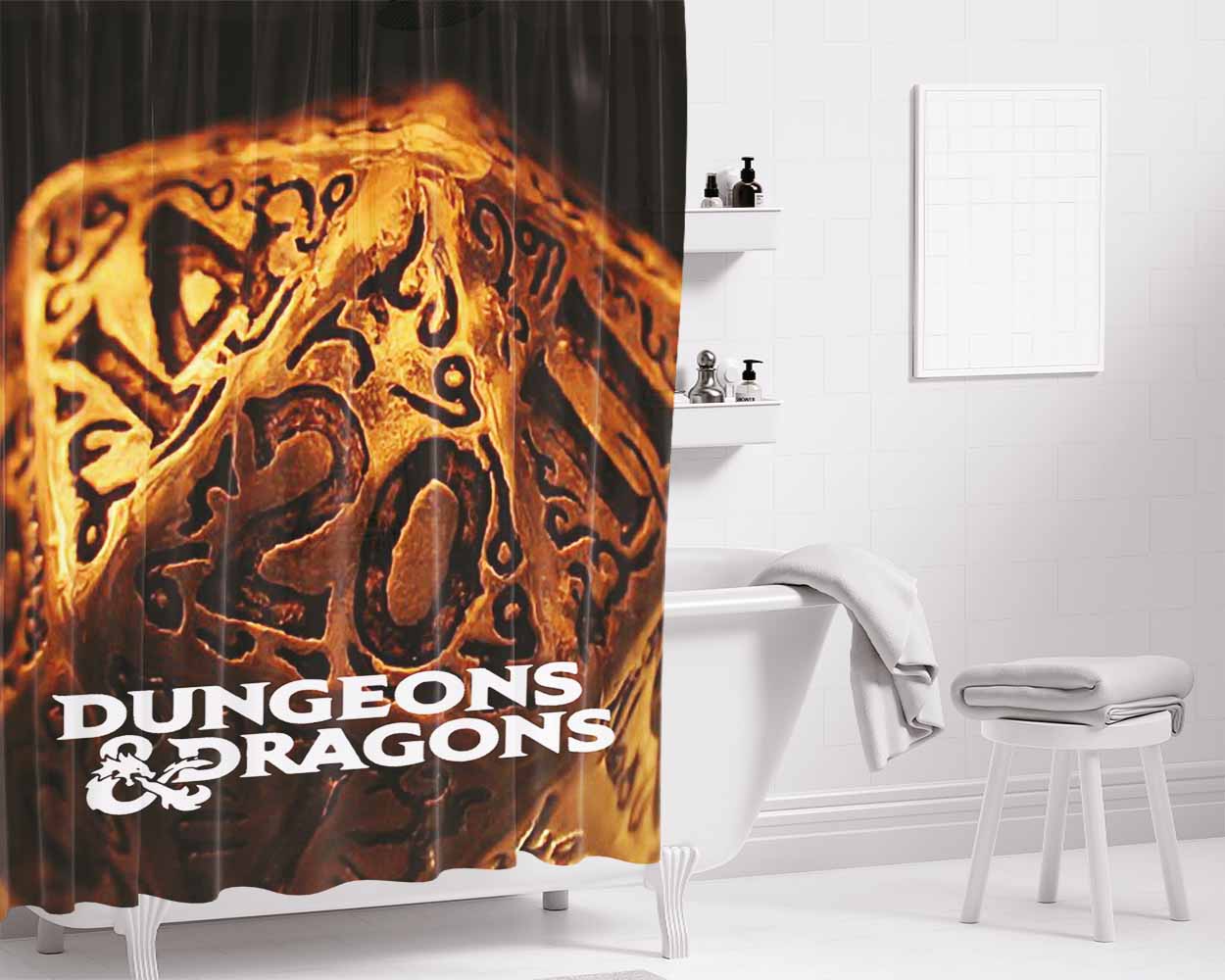 Duncan Hills Metalocalypse Bathroom Shower Curtain Fabric Waterproof | 66 X 72 Inch