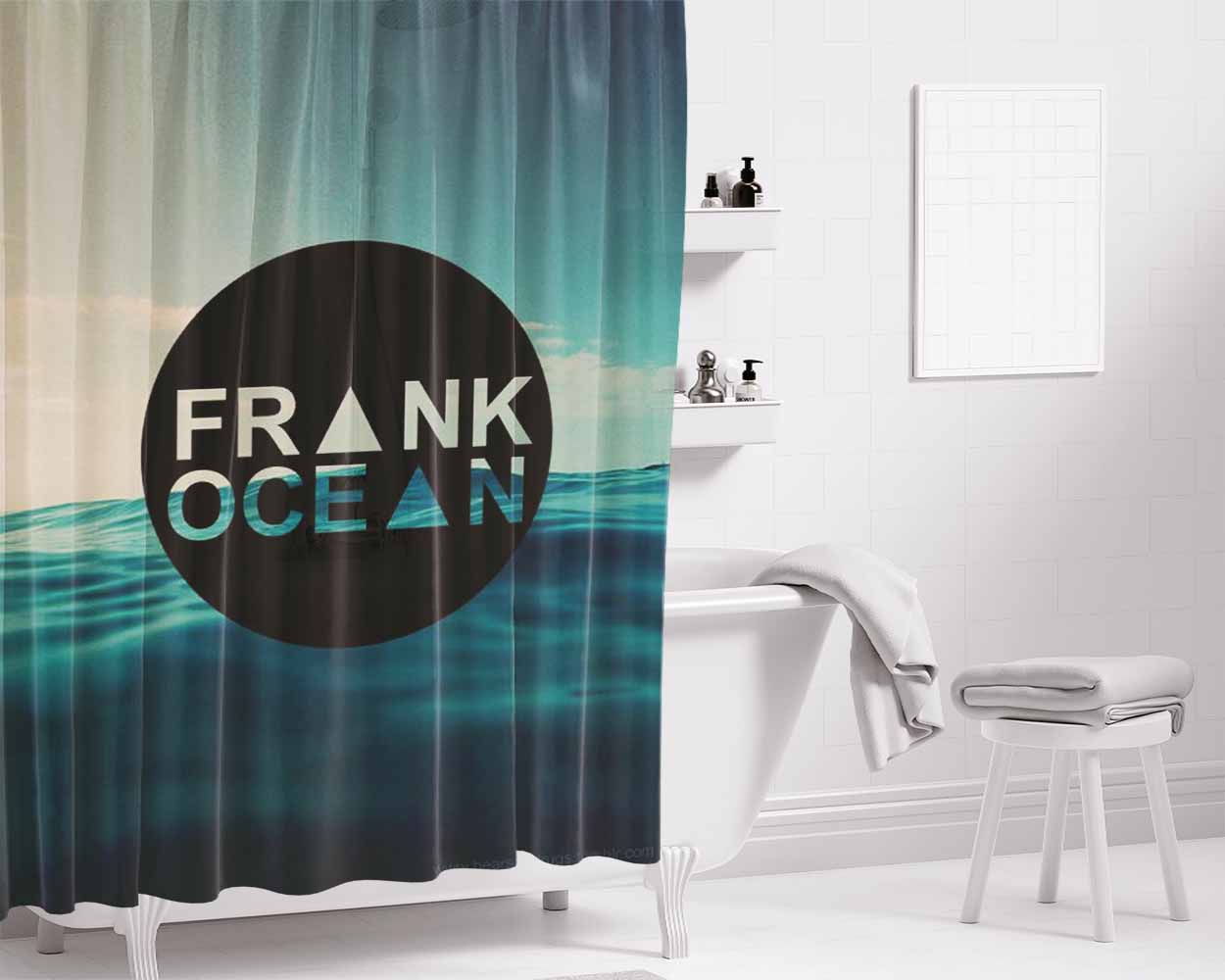 Frank Ocean Bathroom Shower Curtain Fabric Waterproof | 66 X 72 Inch
