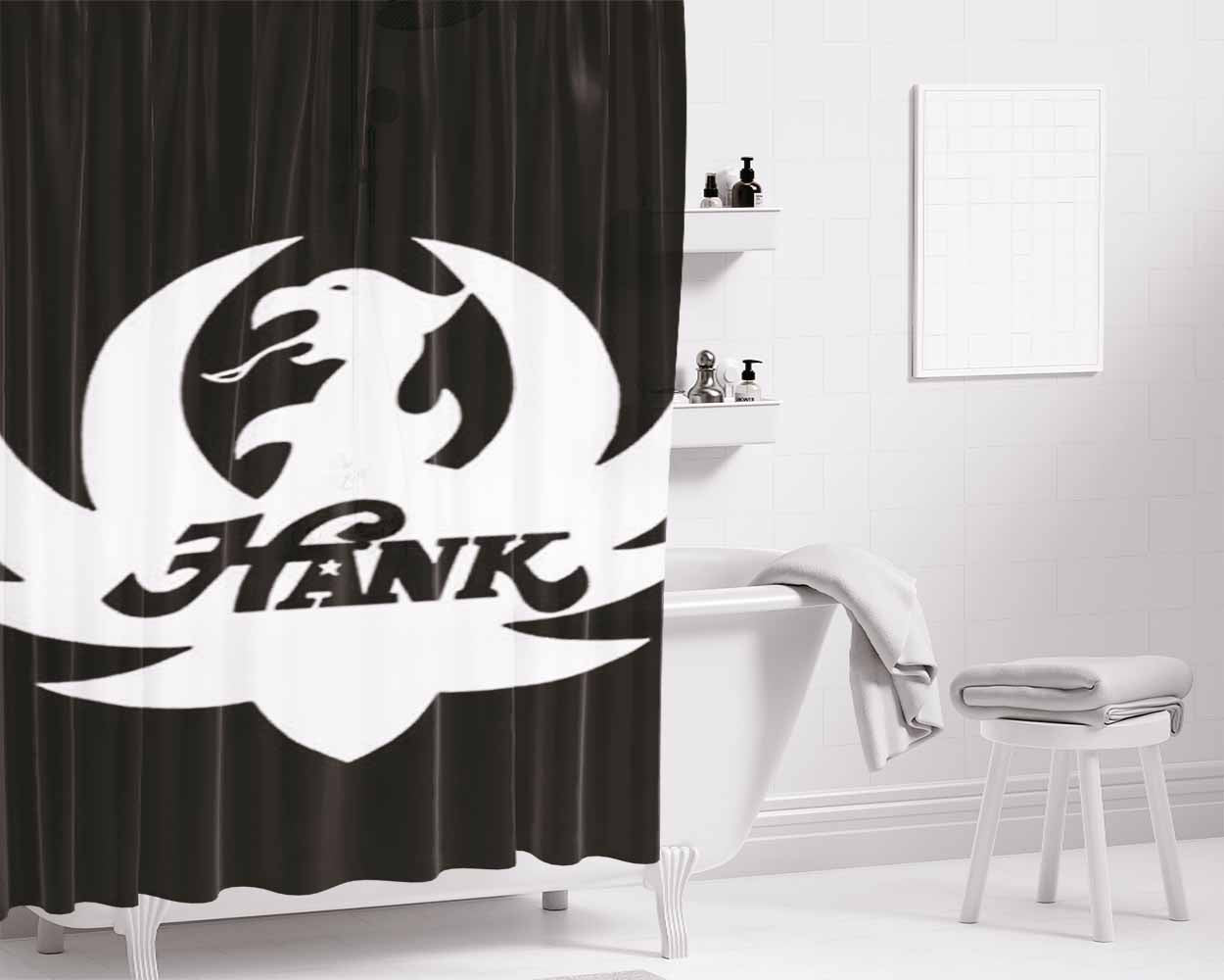 Hank Williams Jr Logo Bathroom Shower Curtain Fabric Waterproof | 66 X 72 Inch