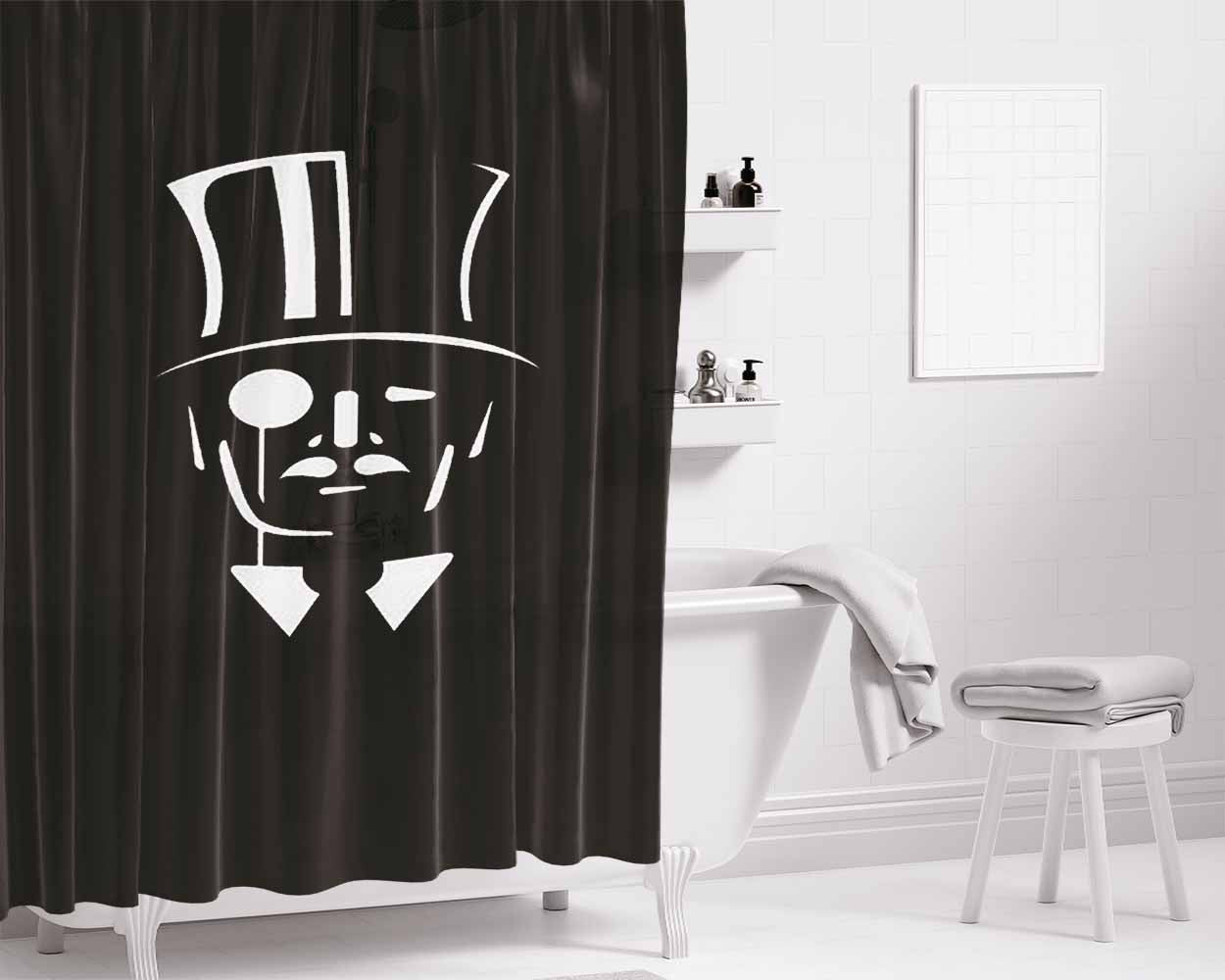 Hipster'S Ocean Triangle Bathroom Shower Curtain Fabric Waterproof | 66 X 72 Inch