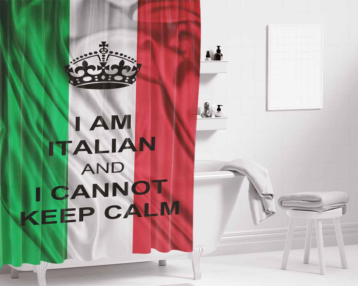 I'M Just Saiyan Bathroom Shower Curtain Fabric Waterproof | 66 X 72 Inch