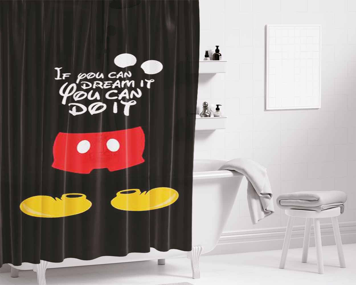 Ichigo Heaven Or Hell Bleach Wallpaper Bathroom Shower Curtain Fabric Waterproof | 66 X 72 Inch