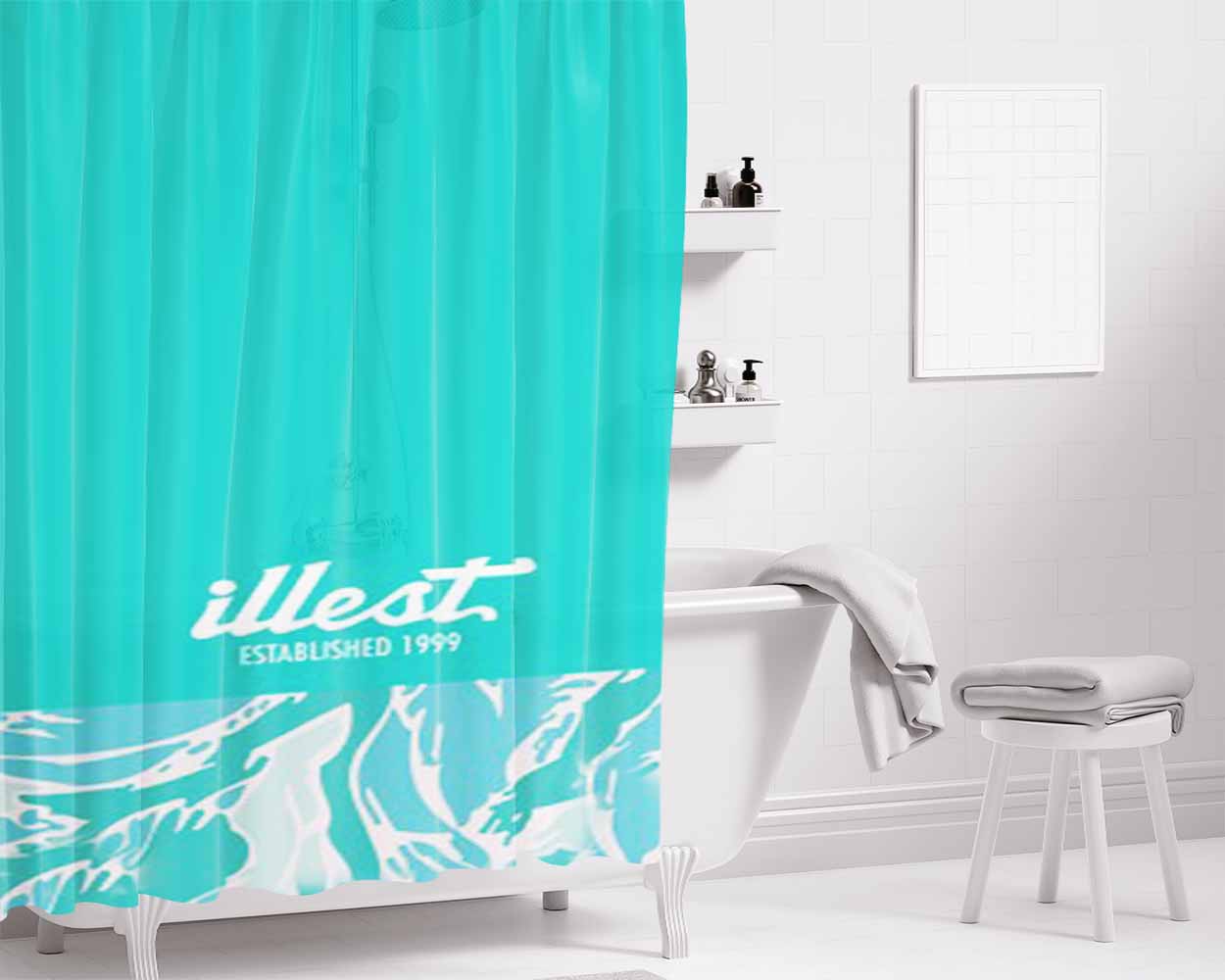 Iggy Azalea Collage 3 Bathroom Shower Curtain Fabric Waterproof | 66 X 72 Inch