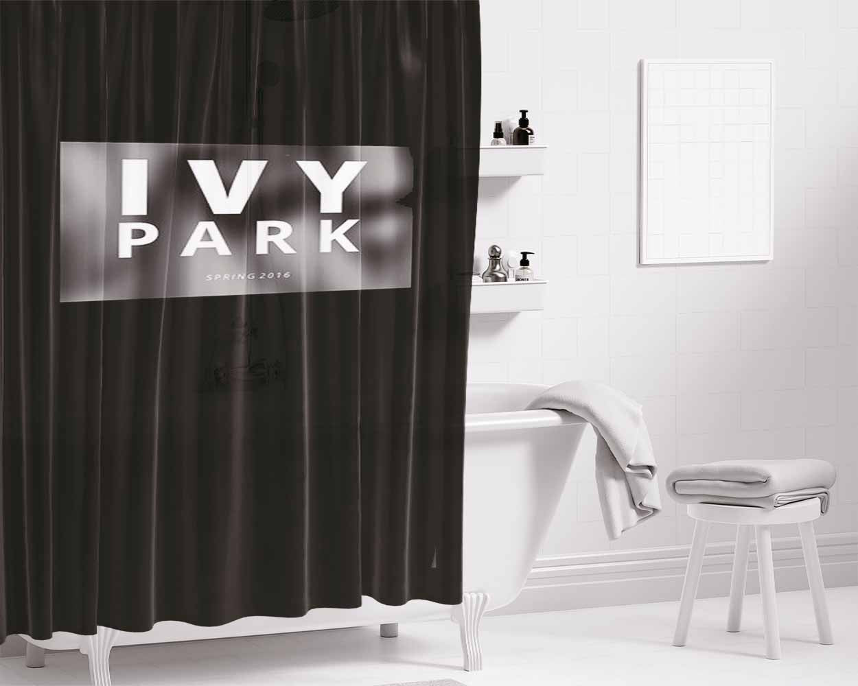 Ivy Park Valentines Bathroom Shower Curtain Fabric Waterproof | 66 X 72 Inch