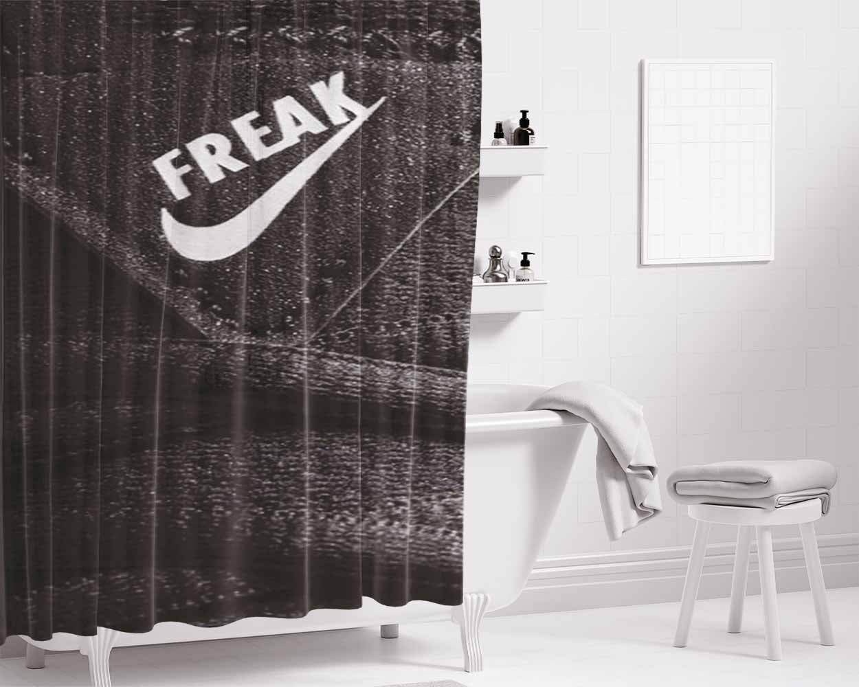 Nike Greek Freak Giannis Antetokounmpo Bathroom Shower Curtain Fabric Waterproof | 66 X 72 Inch