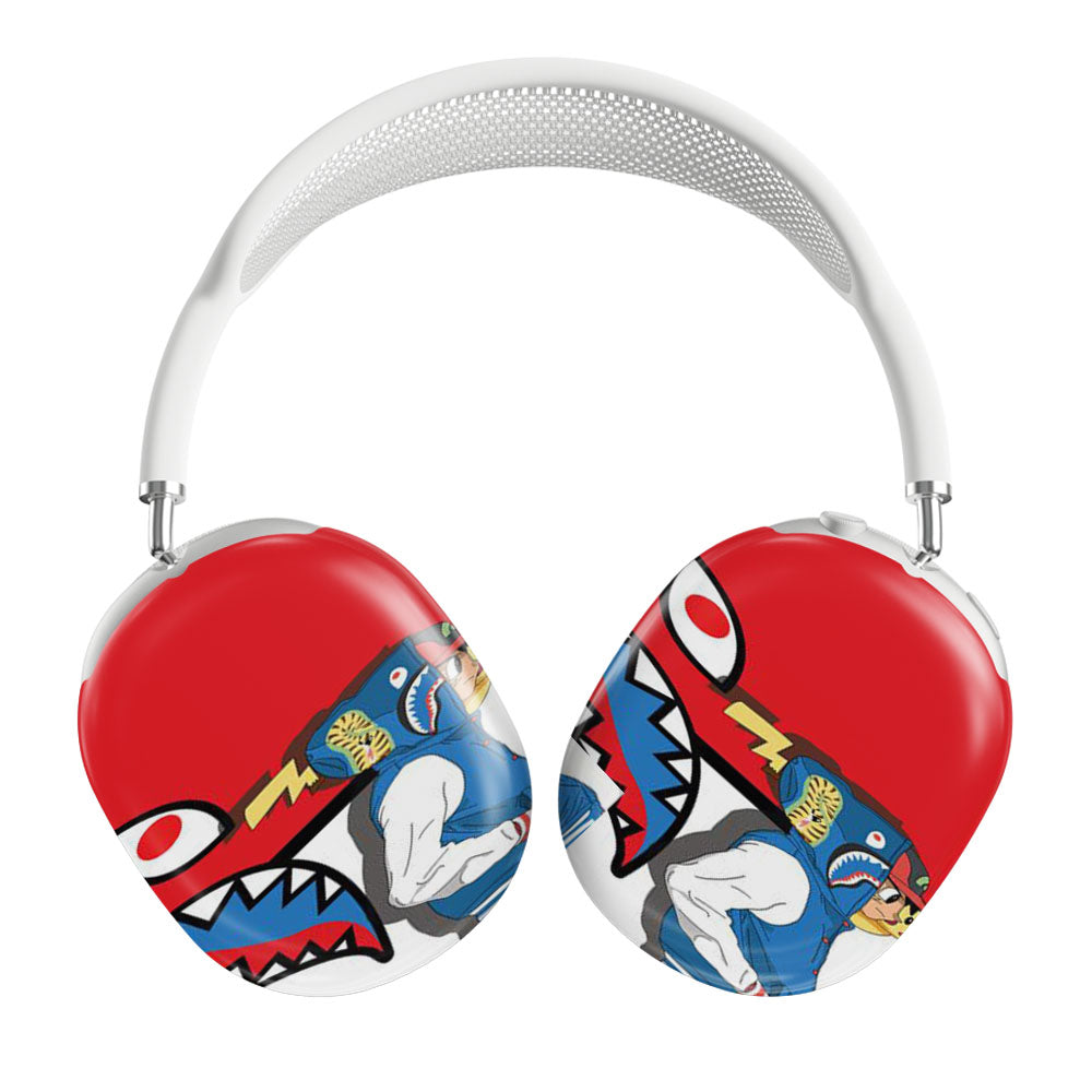 Bathing Ape Bape Shark Ash Ketchum And Pokemon Airpods Max Tough Case