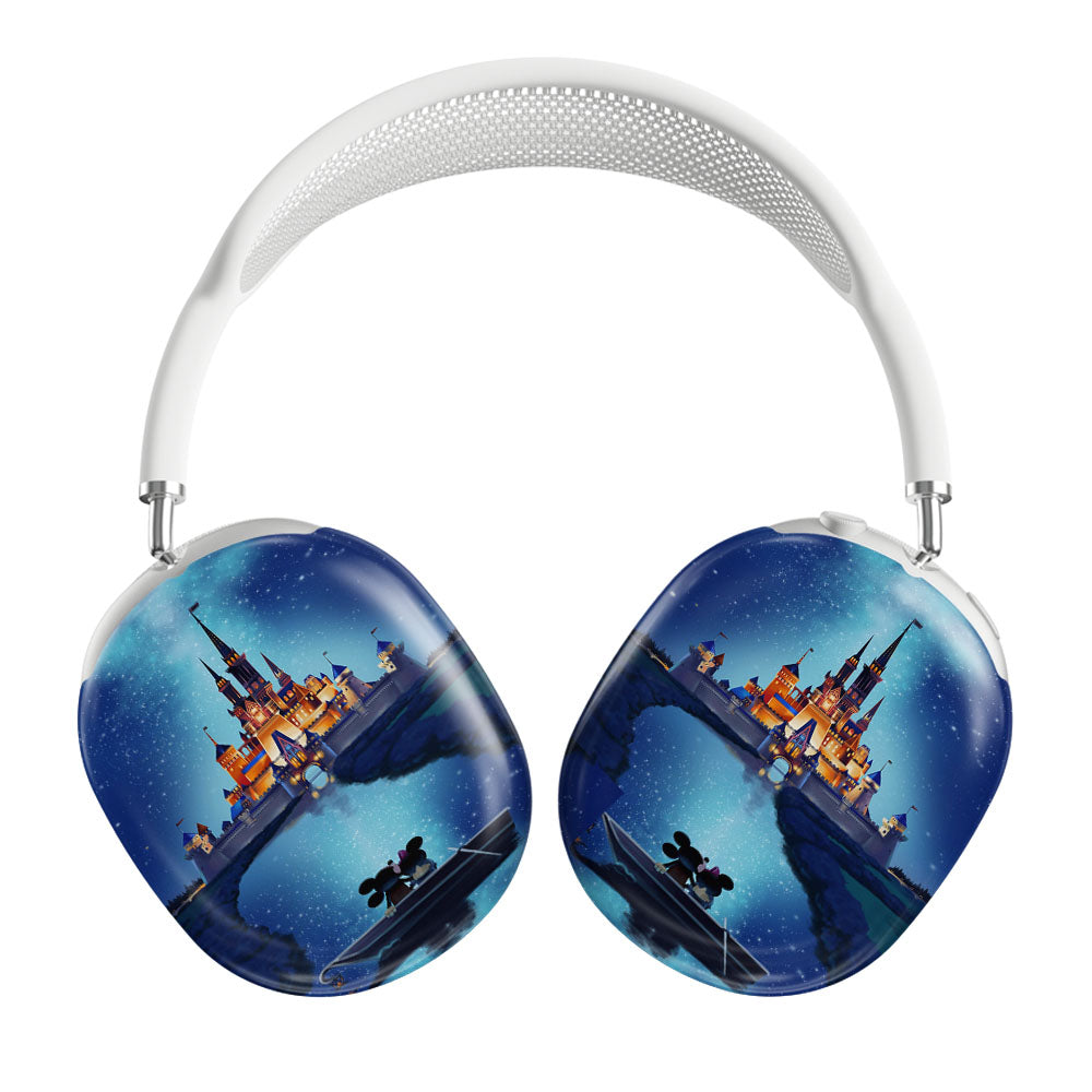 Mickey And Minnie Mouse At Castle Night Airpods Max Tough Case