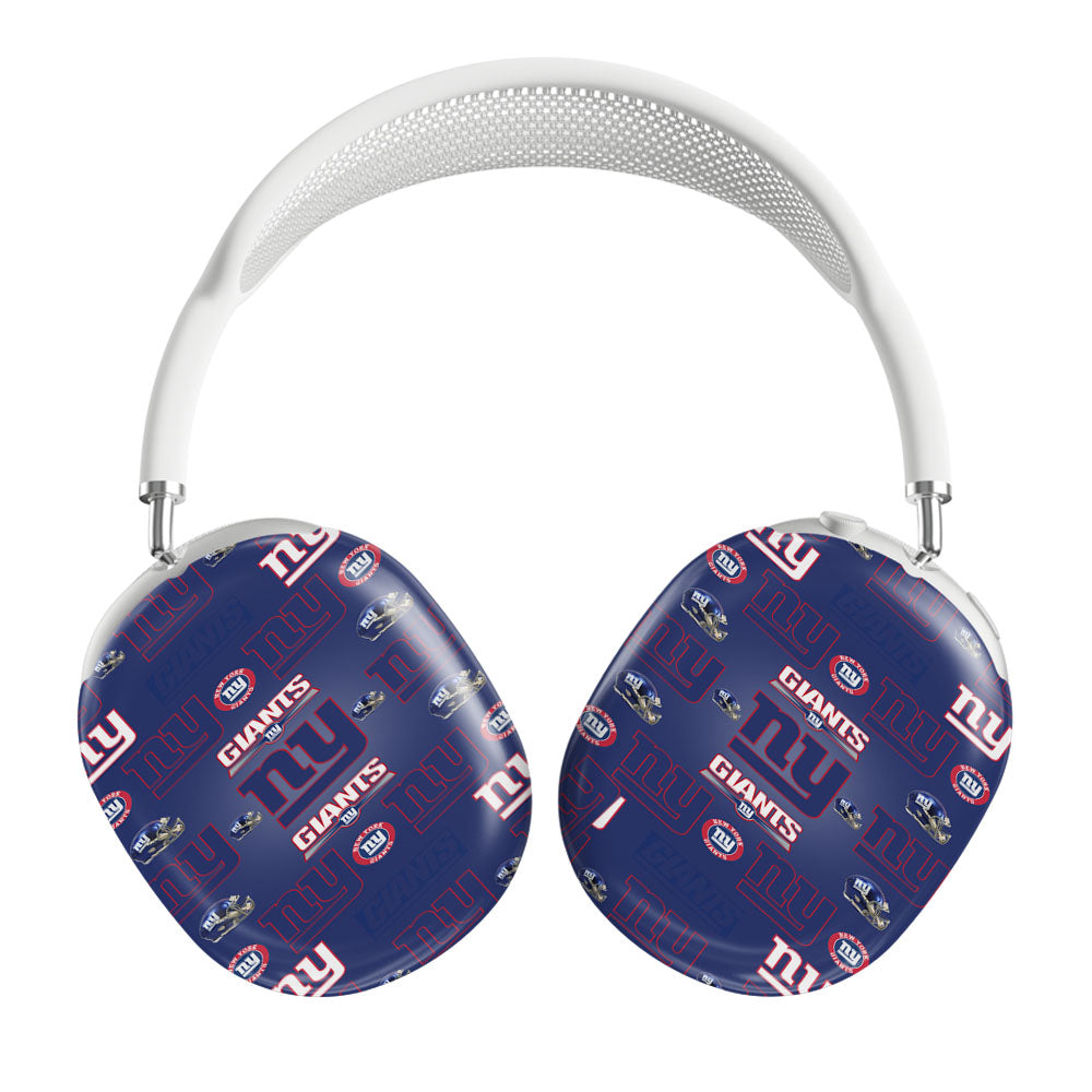 New York Giants Logo Pattern Blue Airpods Max Tough Case