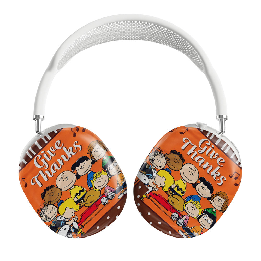 Peanuts Gang Give Thanks Thanksgiving Airpods Max Tough Case