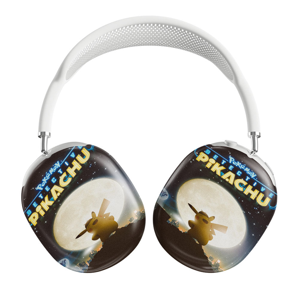 Pokemon Detective Pikachu Art Airpods Max Tough Case