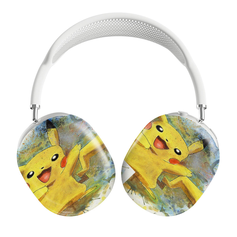 Pokemon Pikachu Water Color Splash Airpods Max Tough Case