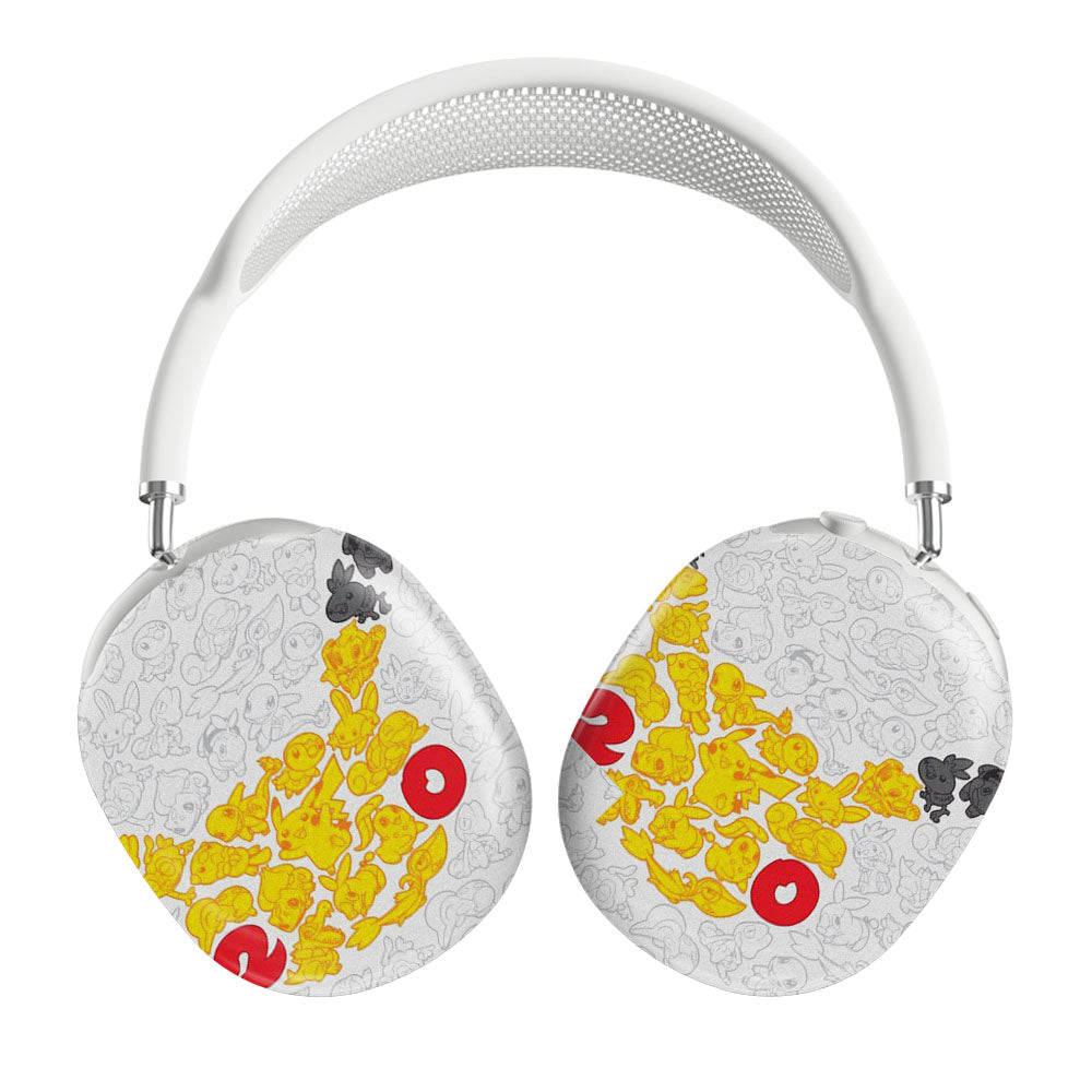 Pokemon Yellow Pikachu Pattern Airpods Max Tough Case