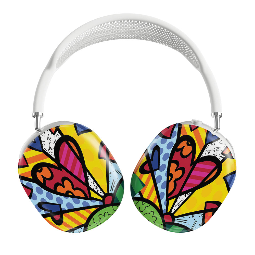 Romero Britto Pop Hearts Wallpaper Airpods Max Tough Case