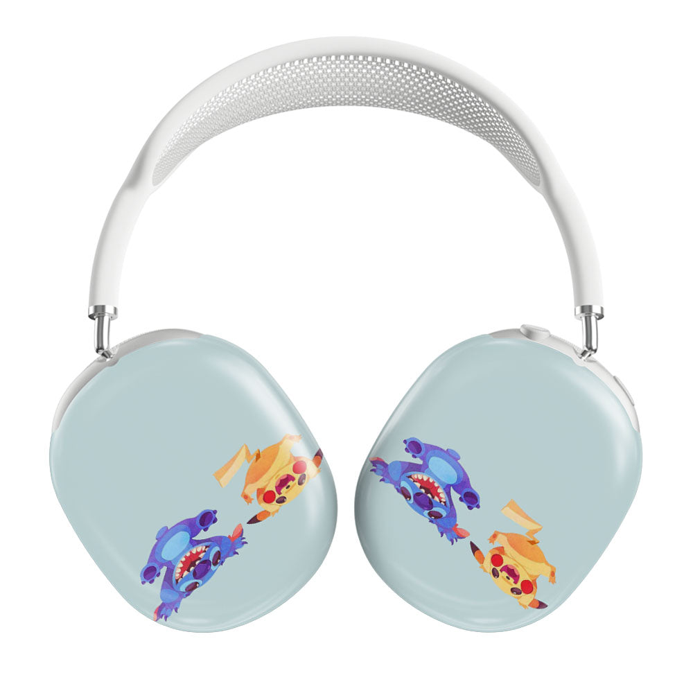 Stitch And Pikachu Minimalist Airpods Max Tough Case