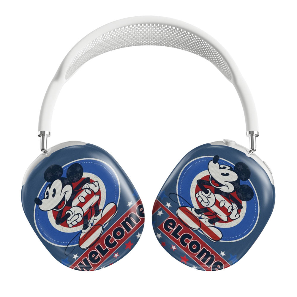 Welcome Red White And Blue Mickey Stars Airpods Max Tough Case