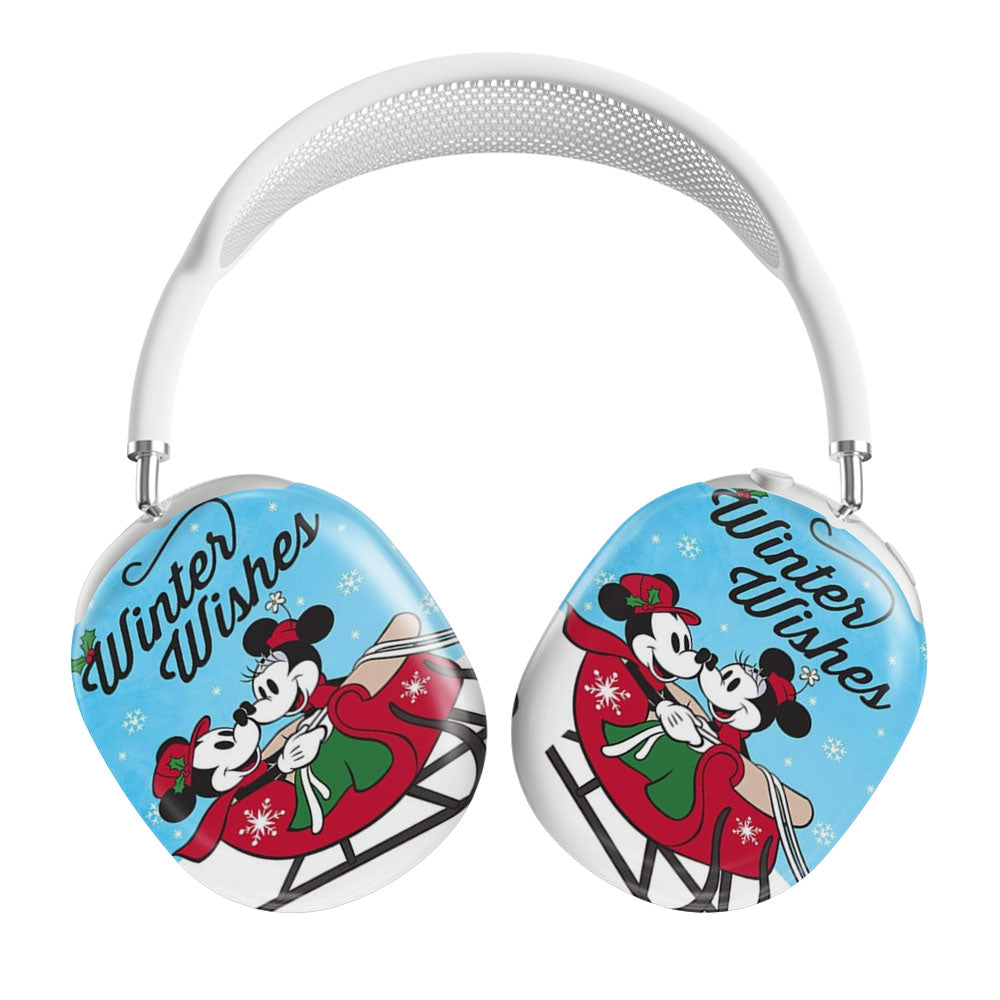 Winter Wishes Sleigh Mickey And Minnie Airpods Max Tough Case