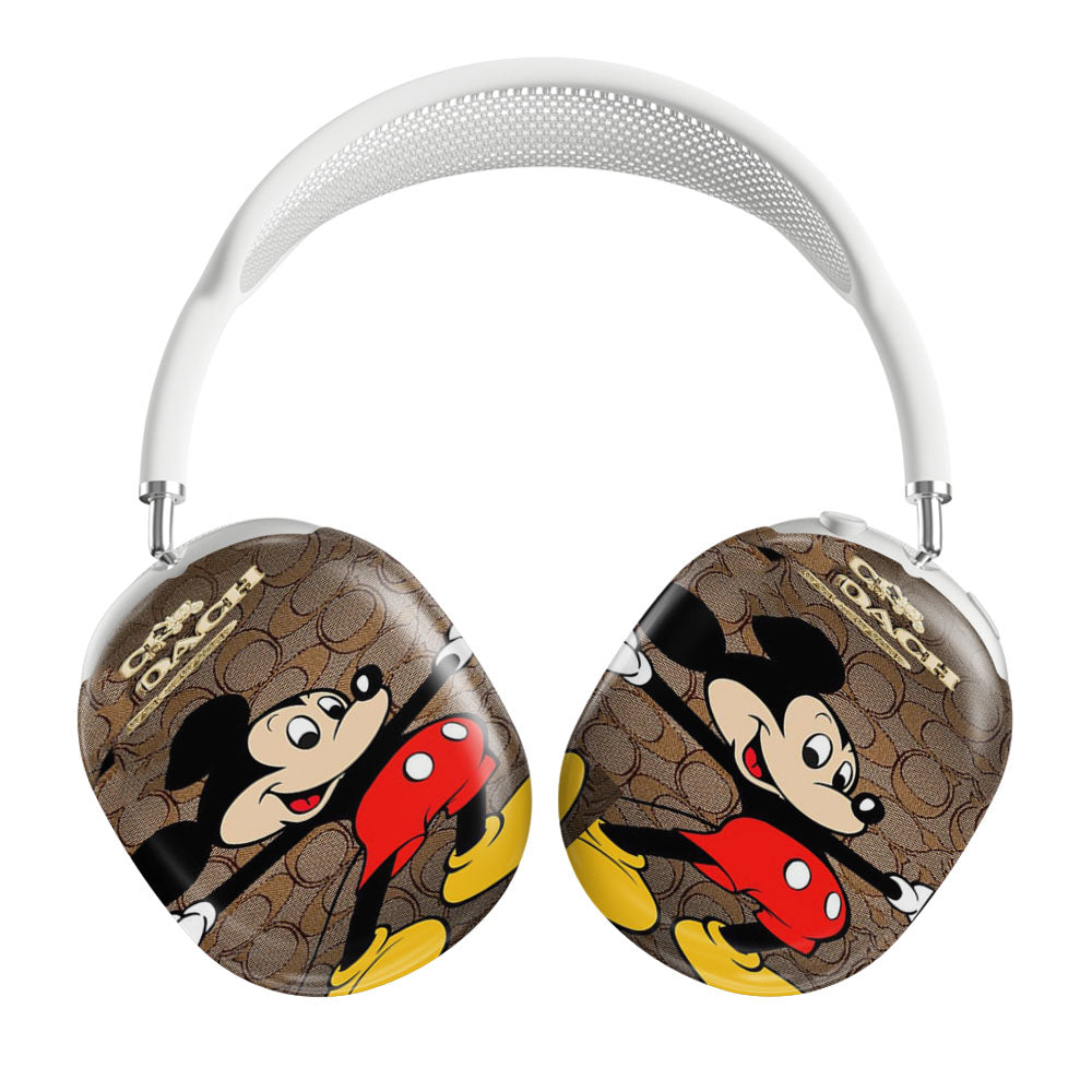 Coach Brown Mickey Mouse 2 Airpods Max Tough Case