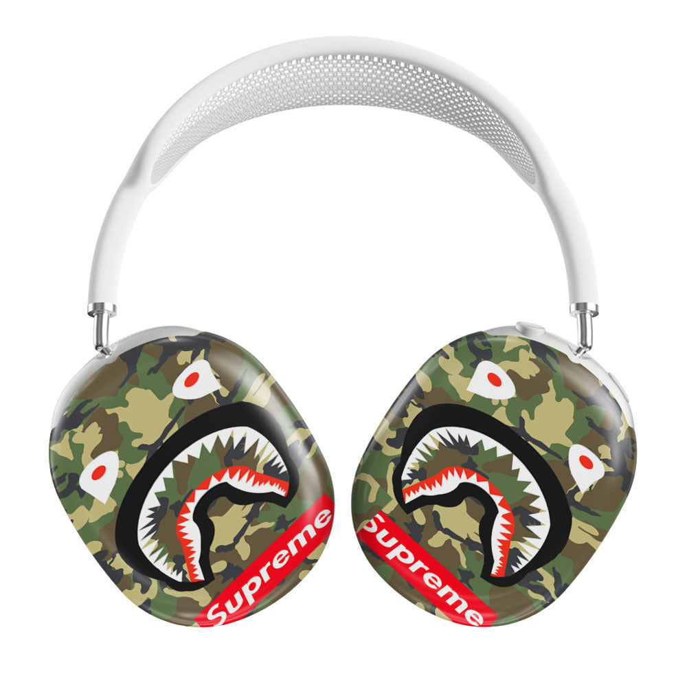 Face Shark Camou Supreme Airpods Max Tough Case