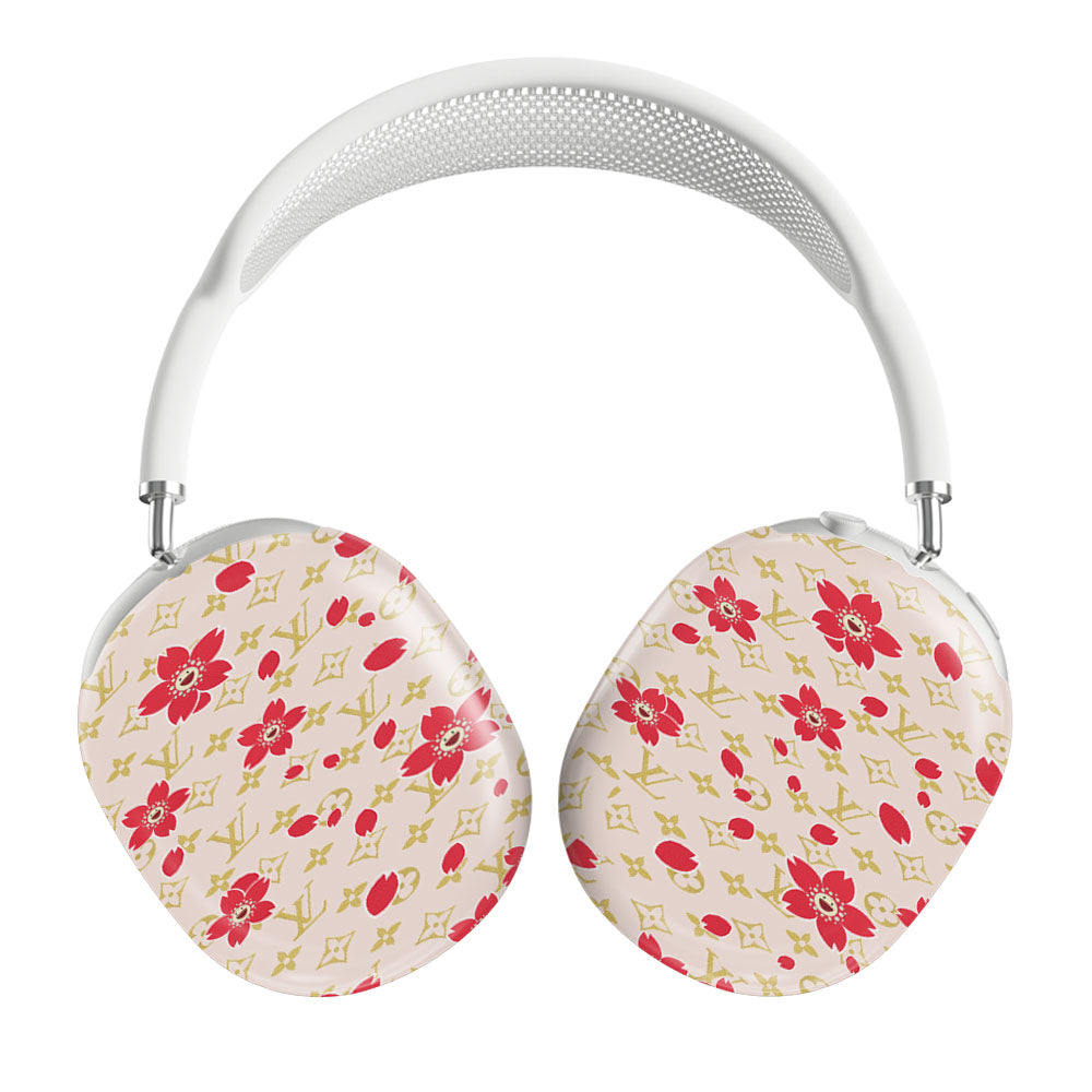 Louis Vuitton Cream Red Airpods Max Tough Case