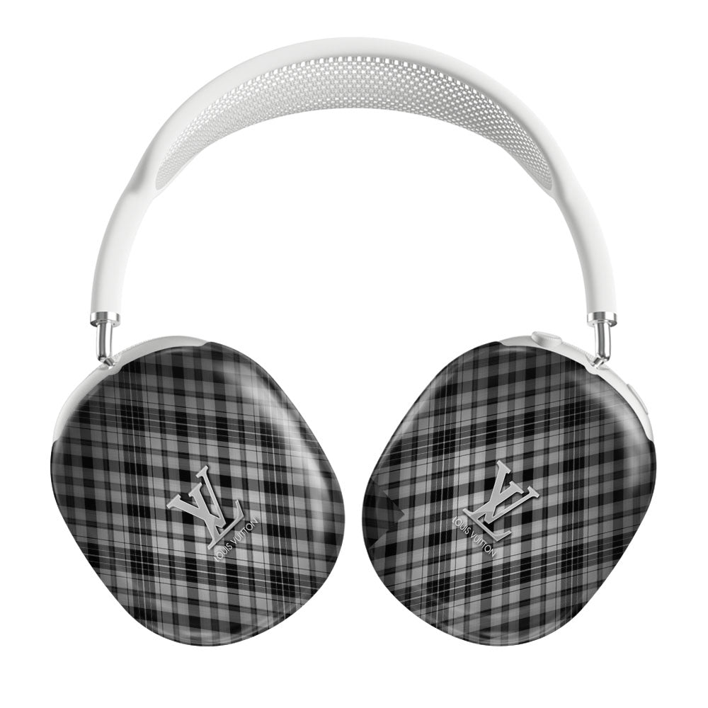 Louis Vuitton Logo In Silver Style Airpods Max Tough Case