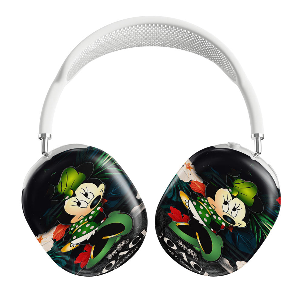 Minnie Mouse Coach Green Flowers 8 Airpods Max Tough Case