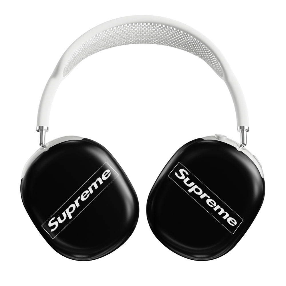 Supreme Black Airpods Max Tough Case