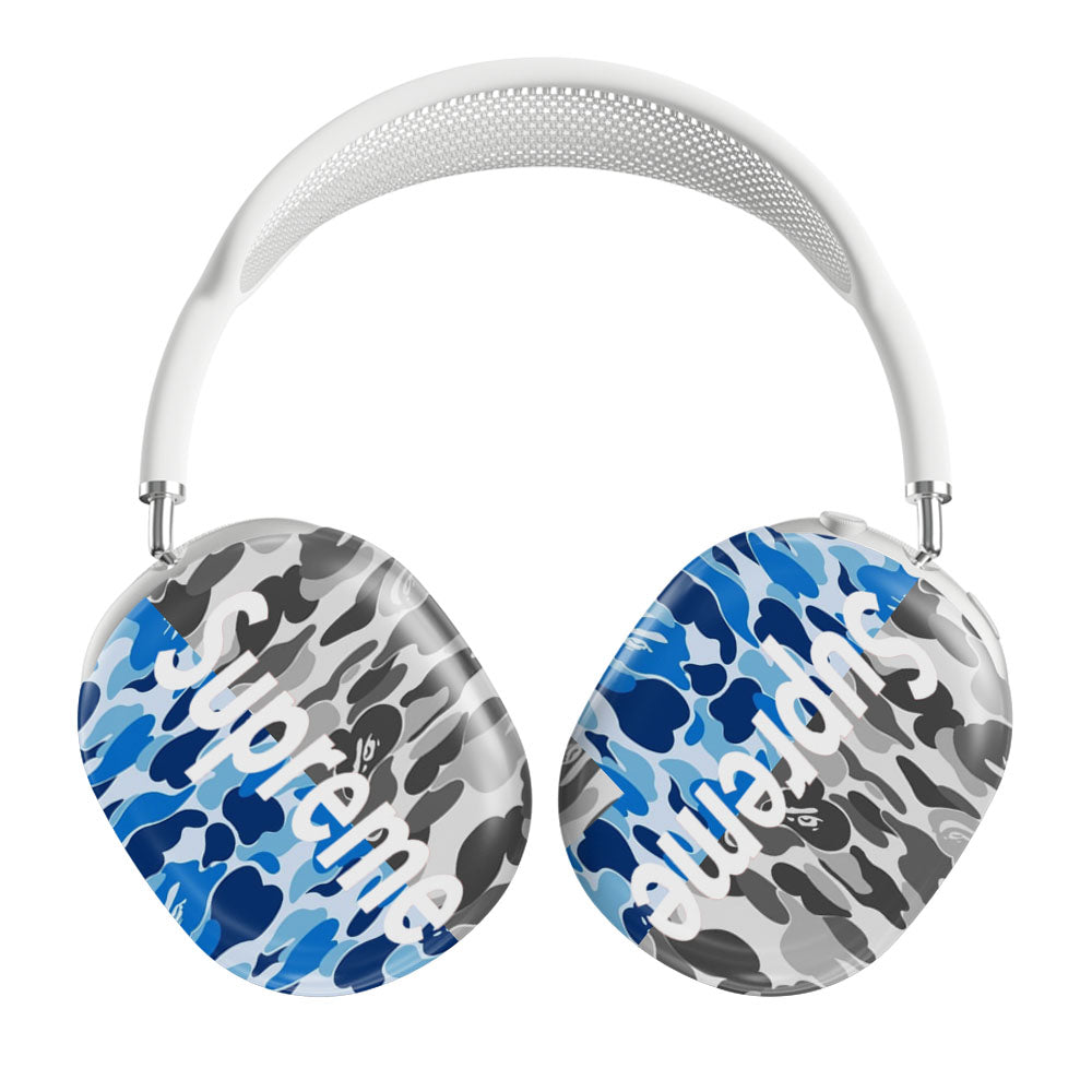 Supreme Blue Grey Airpods Max Tough Case