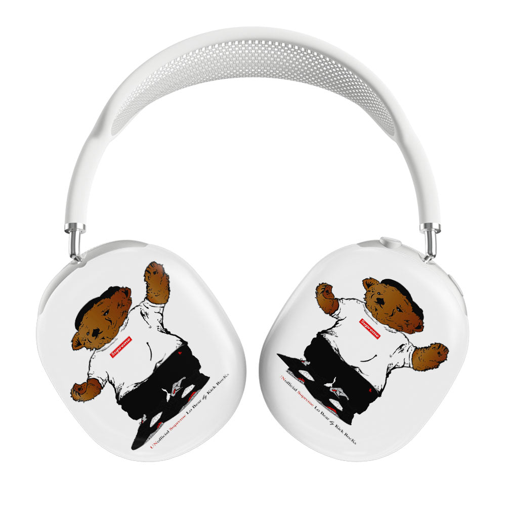 Supreme Unofficial Lo Bear Kick Rocks Airpods Max Tough Case