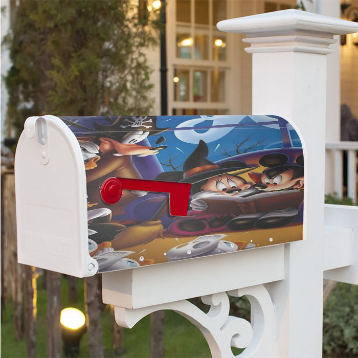 Disney Halloween With Mickey Mouse Magnetic Mailbox Cover 18" X 21" Outdoor Decor