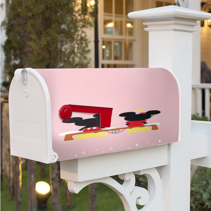 Mickey Minnie Mouse Simple Magnetic Mailbox Cover 18" X 21" Outdoor Decor