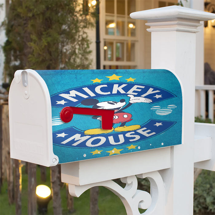 Mickey Mouse Stars Magnetic Mailbox Cover 18" X 21" Outdoor Decor