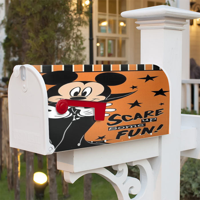 Scare Up Some Fun Mickey Magnetic Mailbox Cover 18" X 21" Outdoor Decor