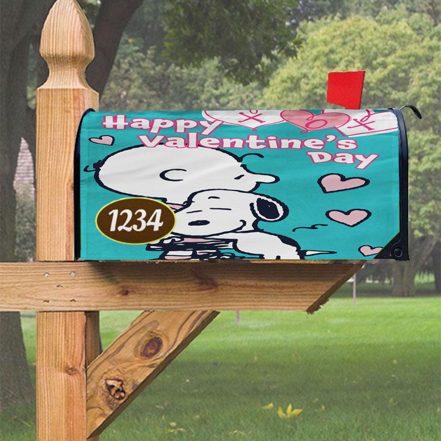 Peanuts Snoopy Charlie Brown Magnetic Mailbox Cover 18" X 21" Outdoor Decor