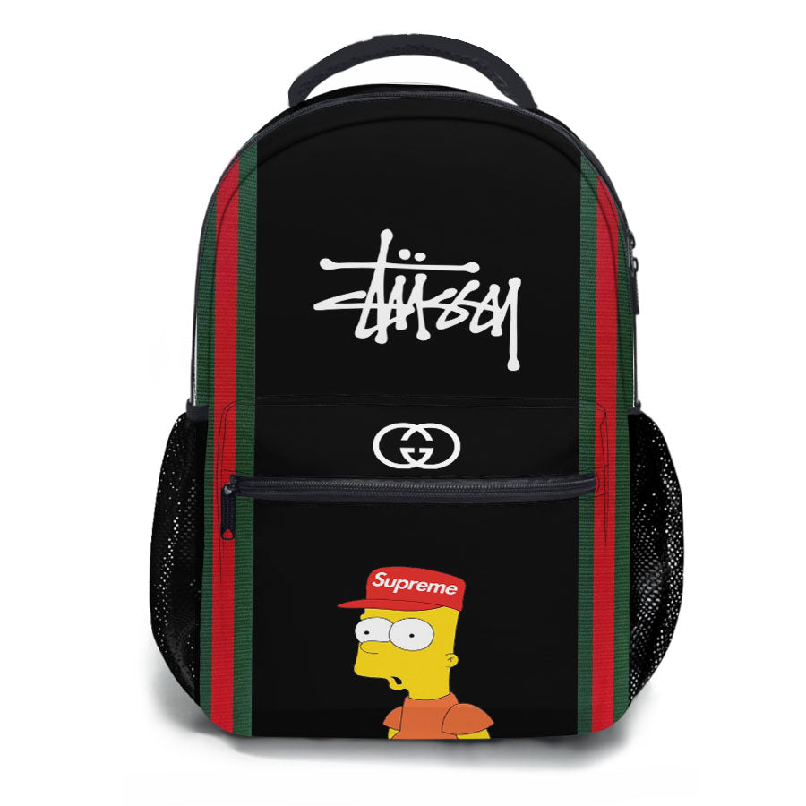 Bart Simpson Stassy Supreme School Backpacks