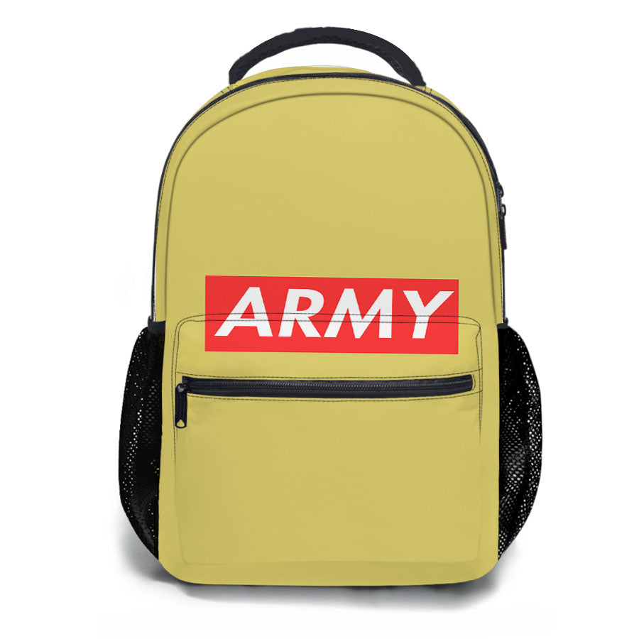 Bts Army Supreme School Backpacks