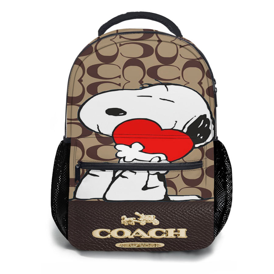 Coach New York Snoopy School Backpacks
