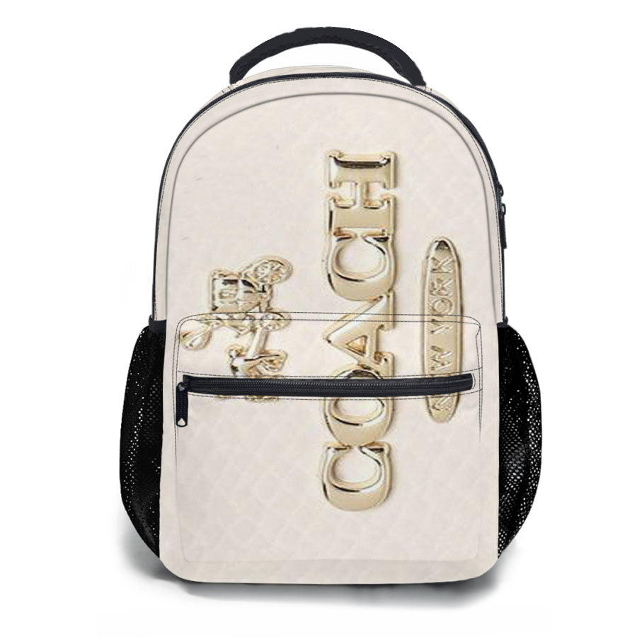 Coach Pink Pattern Mate School Backpacks
