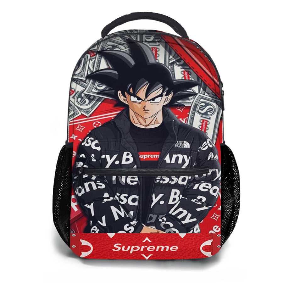 Goku In Supreme Louis Vuitton Mode School Backpacks