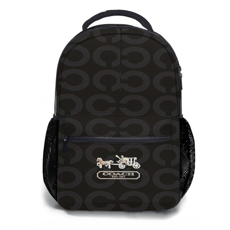 Logo Coach New York School Backpacks