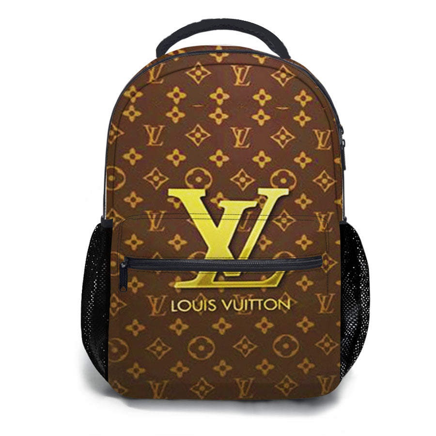 Louis Vuitton Logo School Backpacks