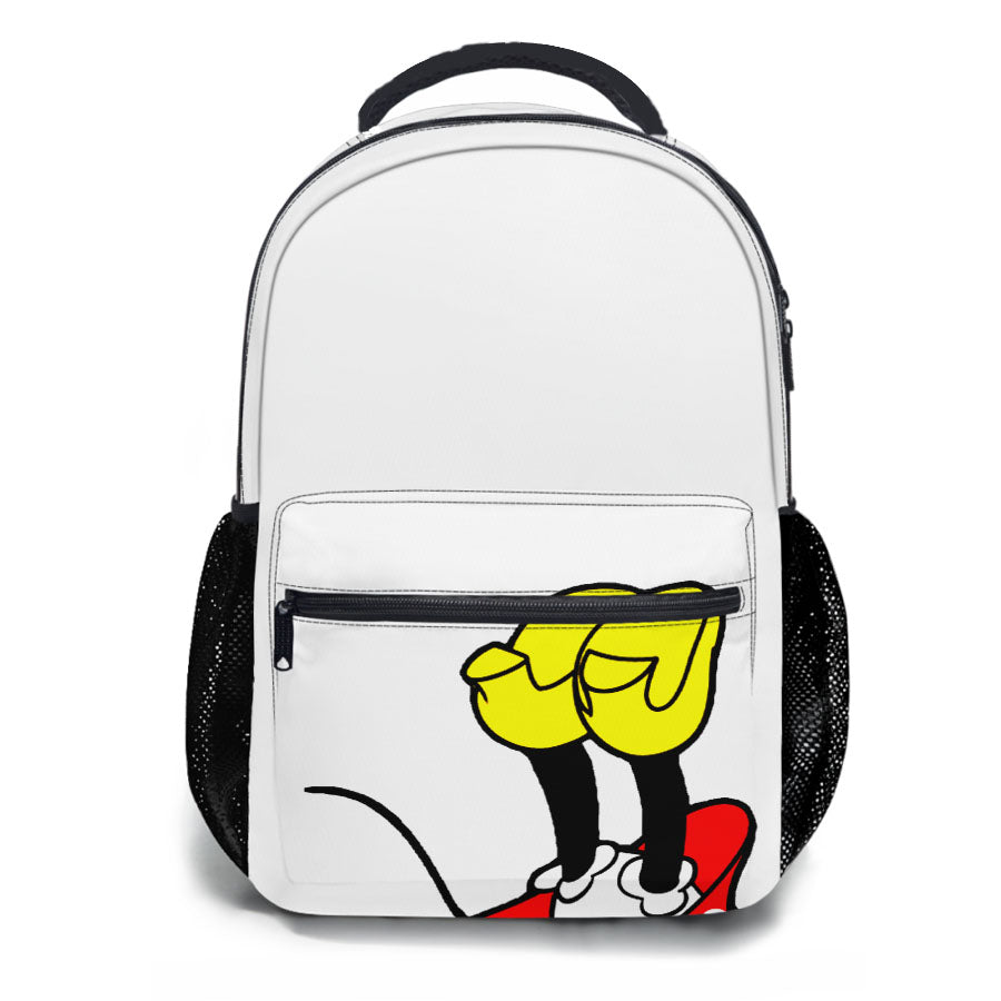 Minnie Mouse Falls Down Skirt School Backpacks