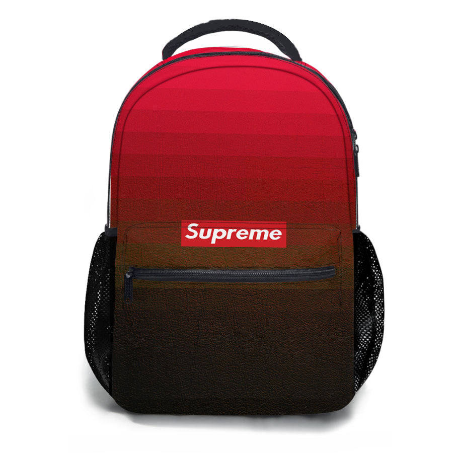 Red Supreme School Backpacks