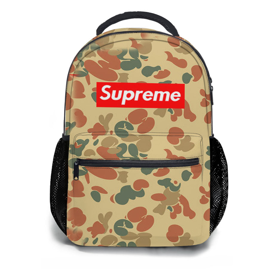 Supreme Camo Vertical School Backpacks