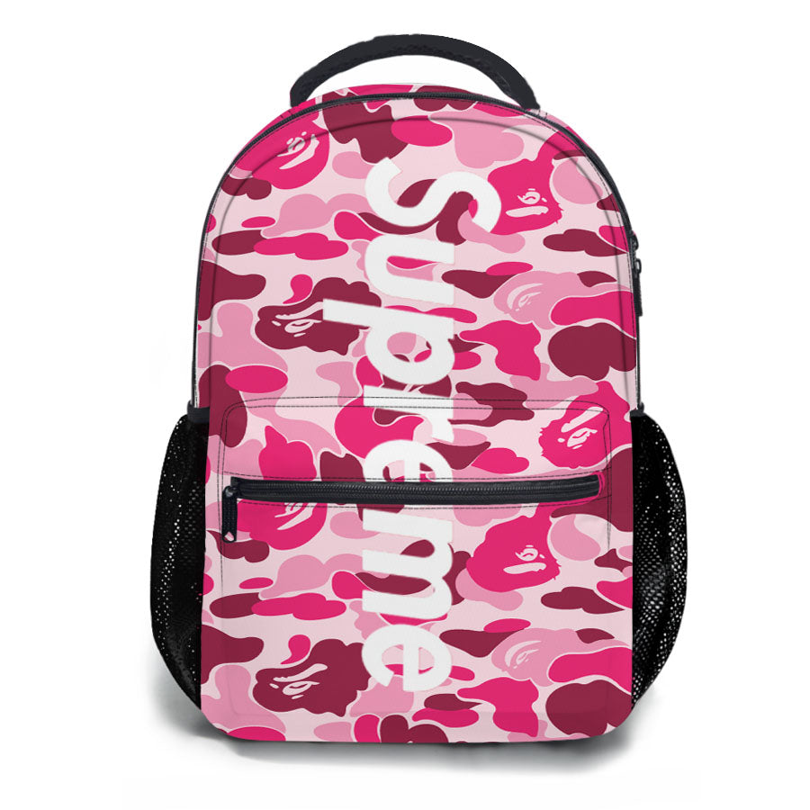 Supreme Pink School Backpacks